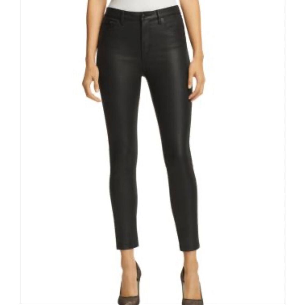 The Kooples jeans Frankie high rise coated leather look skinny jeans 27